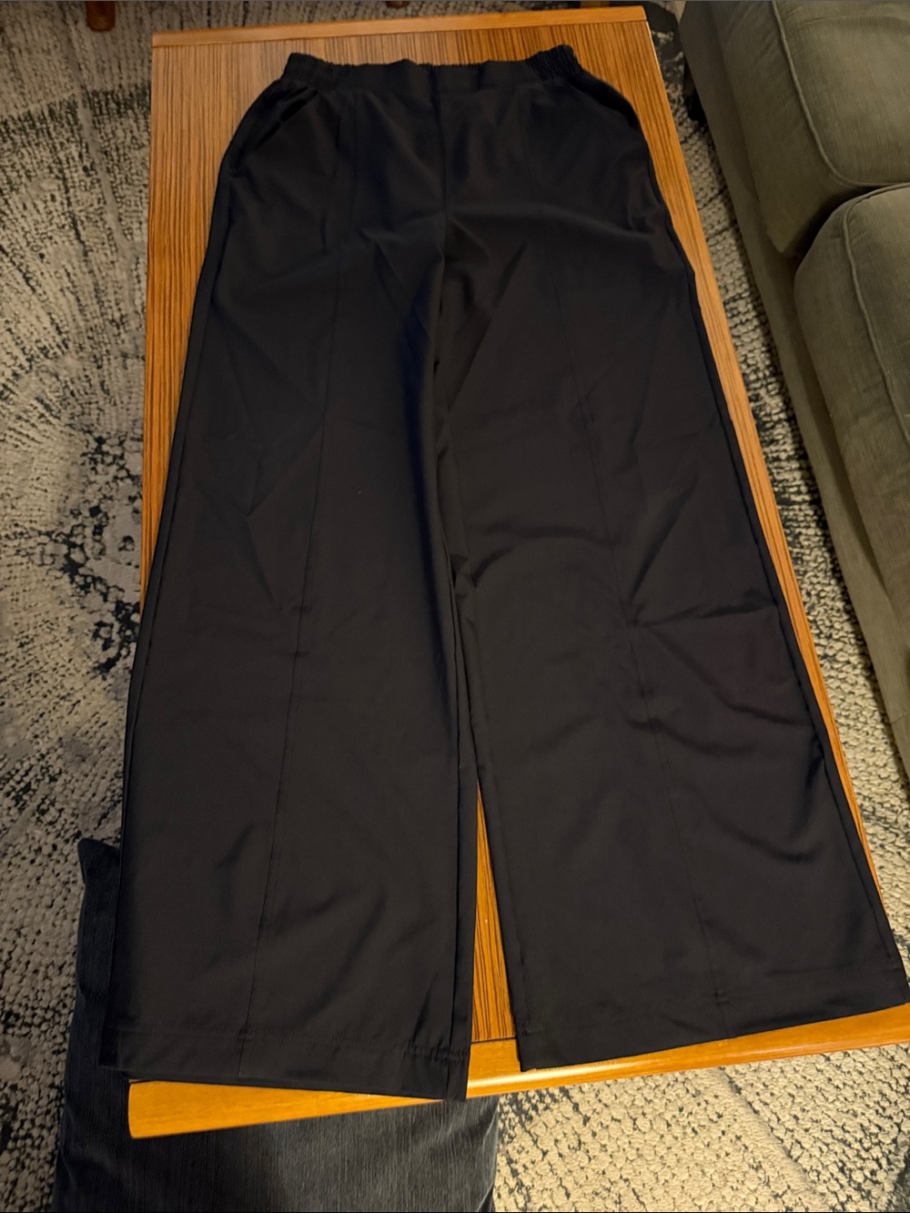 Fabletics Black Wide-Leg Women's Pants